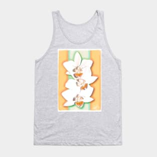 Abstract Floral Design Tank Top